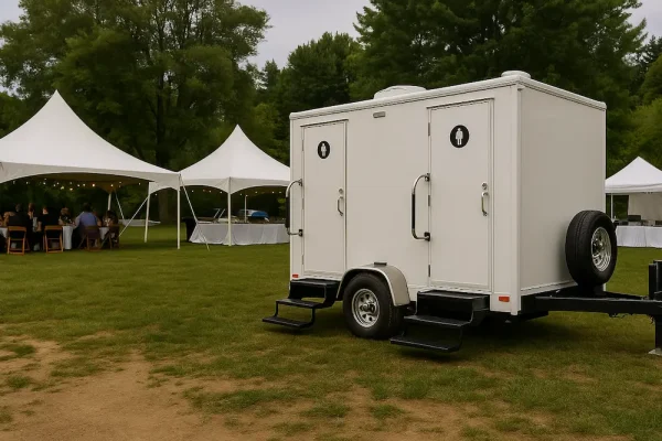 Elevate Your Outdoor Event with Bellevent Rentals’ Luxury Restroom Trailers