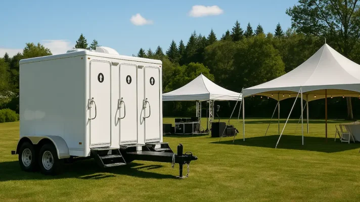 Tables and Chairs for Rent for Party luxury restroom