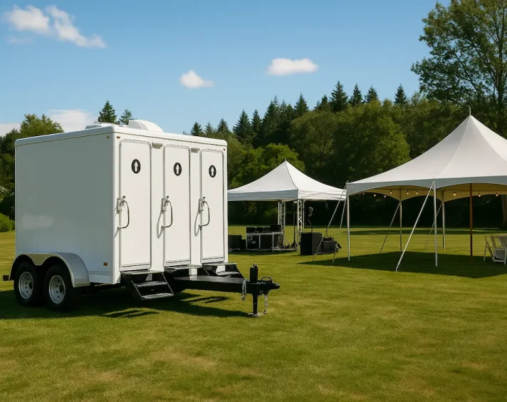 Tables and Chairs for Rent for Party luxury restroom