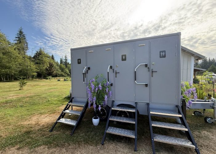 Portable toilet rentals near me luxury restroom