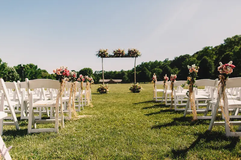 outdoor wedding flooring