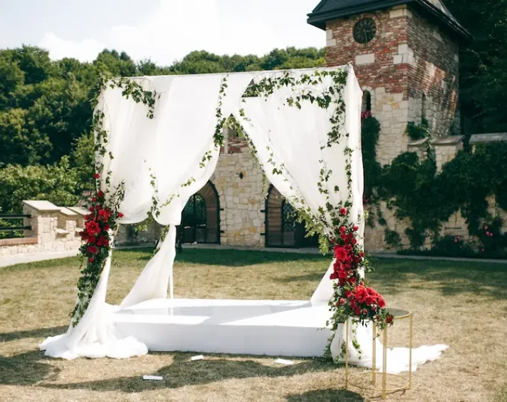 outdoor wedding flooring