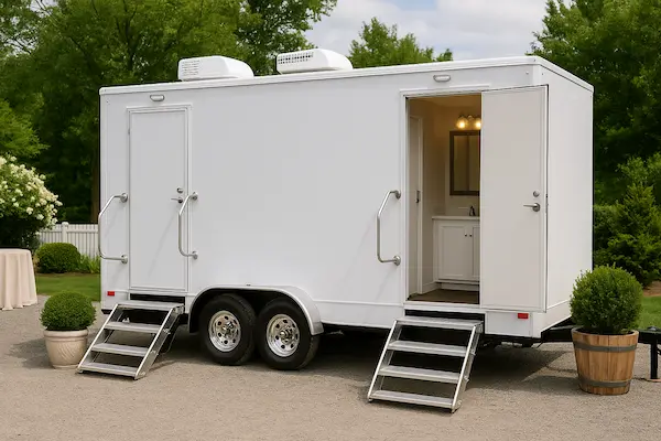 luxury portable restroom trailer luxury portable restroom trailer