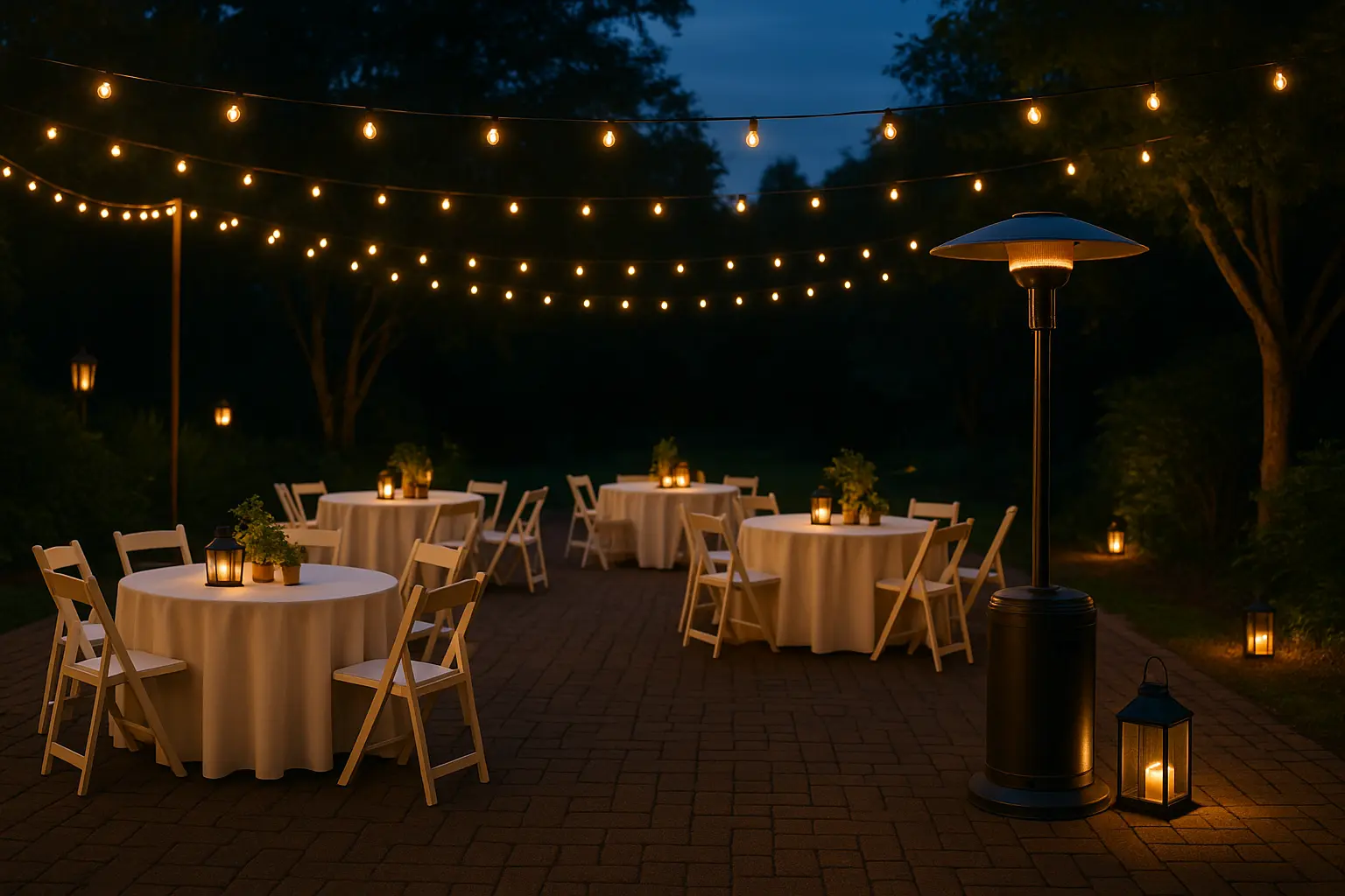 evening outdoor event ideas