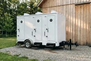 portable restroom trailer