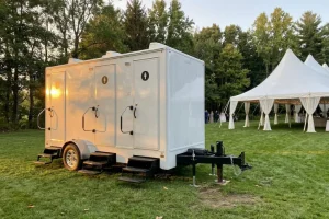 luxury restroom trailer